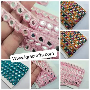 4 Yard/Gaz, High Quality Lace Kinari Border DIY Crafts Cloth Findings