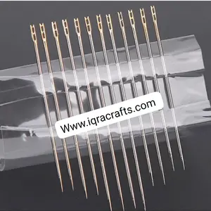 1 Pack Sewing Needles Set For Cloth Leather Cap Hijab Dupatta Embroidery Tool
