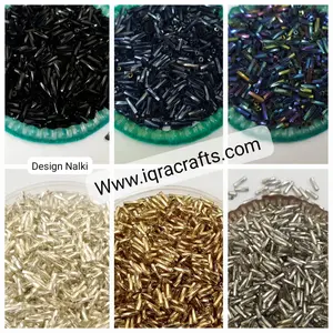 Cut Pipe, 2 Tola Pipe Glass Round Beads, Various Colors, Pony Bead Jewelry, DIY Craftsmanship