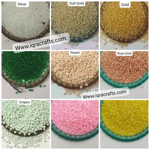 Round Moti, 2 Tola 2mm Glass Round Beads, Various Colors, Pony Bead Jewelry, DIY Craftsmanship