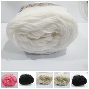 5 Pc, 50 gm Each High Quality, Wool Ball. Sweater, Hand Knitting, Soft Crochet Hook Yarn 