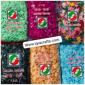 Pack of Half Kg  Petal Beads Decoration, Mixed Sizes