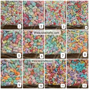 Pack of Half Kg Packs Acrylic Beads