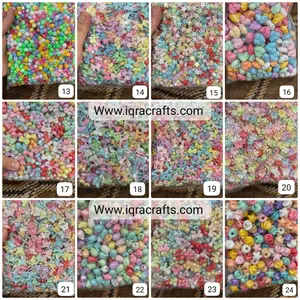 Pack of Half Kg Packs Acrylic Beads