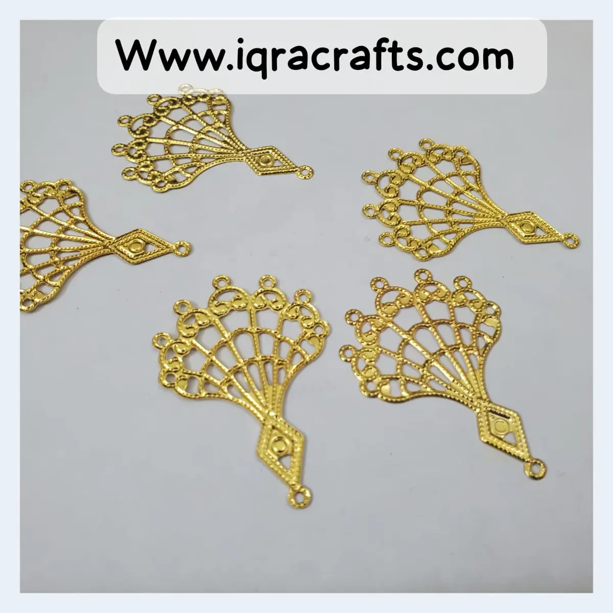 2mm Bright Gold metal  Beads for Saree Tassels, Jewelry Making, and Embroidery (50g Pack)