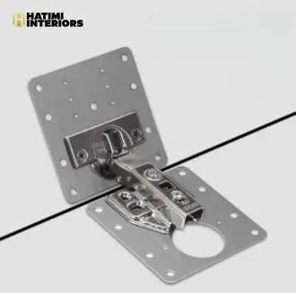 PREMIUM STAINLESS STEEL CABINET HINGE REPAIR PLATE KIT