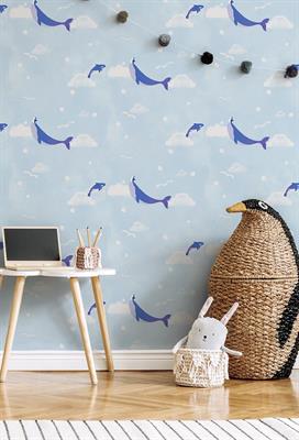 WHALE WHIMSY - DREAM LAND KIDS WALLPAPER
