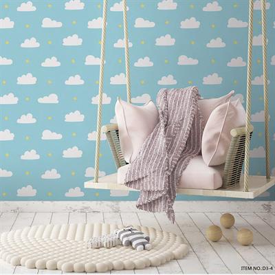 STARLIT CLOUD - DREAM LAND KIDS WALLPAPER