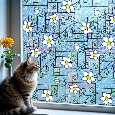 DECORATIVE GLASS ADHESIVE PAPER | DIY 108