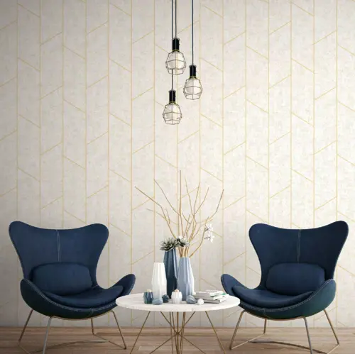 LINEAR GRID NOTABENE WALLPAPER ROLLS