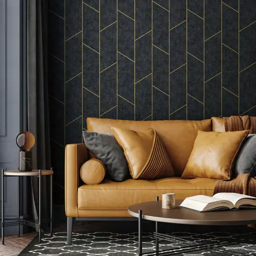 LINEAR GRID NOTABENE WALLPAPER ROLLS