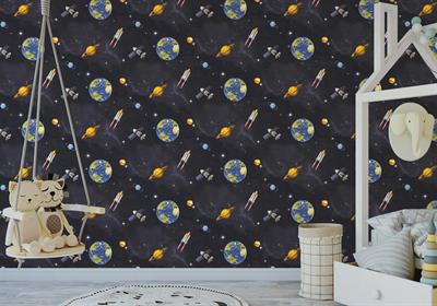 PLANETARY PILOT - DREAM LAND KIDS WALLPAPER