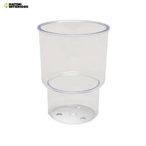 TRANSPARENT PLASTIC BRUSH HOLDER – STAND DESIGN