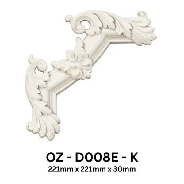 OZ-D008E-K DECORATIVE DIAGONAL CORNER ORNAMENT