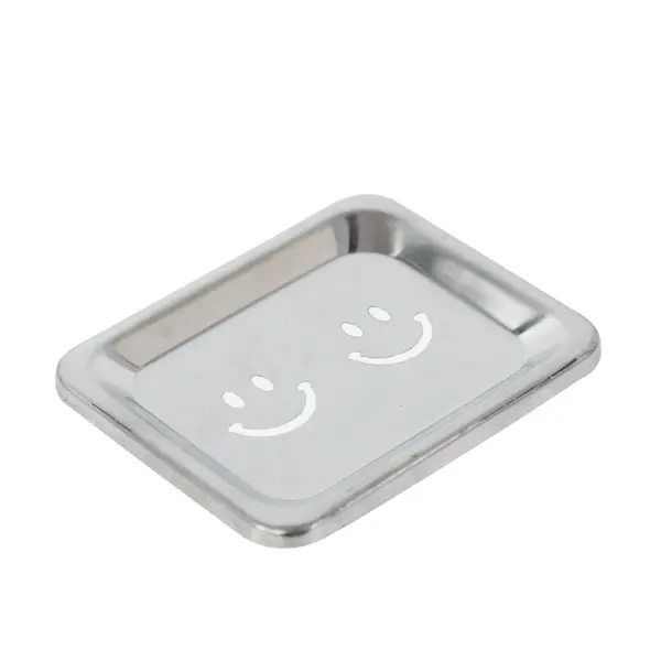 STAINLESS STEEL SMILEY SOAP DISH – ANTI-RUST DRAIN PLATE