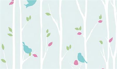 BIRDS FOREST - DREAM LAND KIDS WALLPAPER