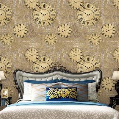 CLOCKWORK COLLAGE - CROWN WALLPAPER ROLLS