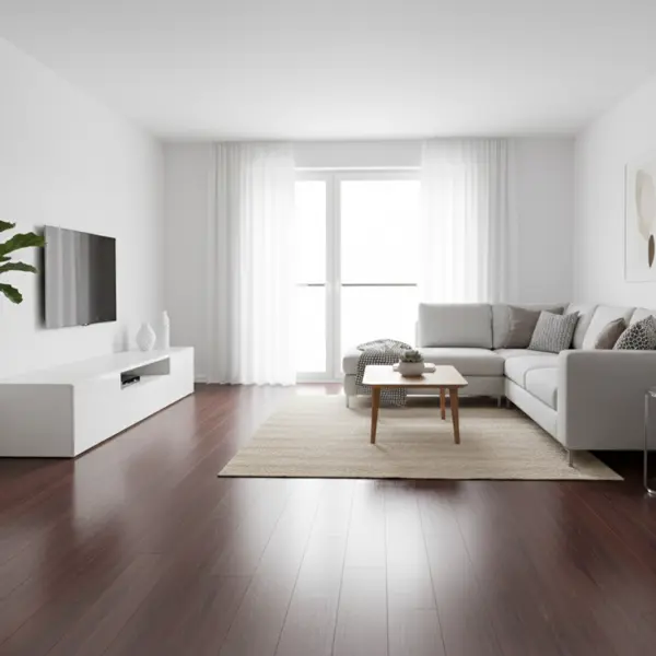 MAHOGANY BROWN VINYL FLOORING PLANKS | DT-1009