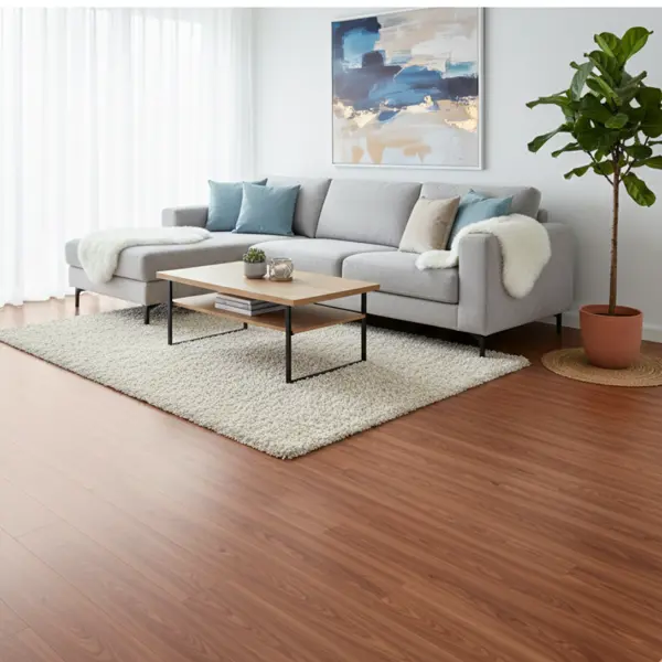 CHERRY BROWN VINYL FLOORING PLANKS | 1007