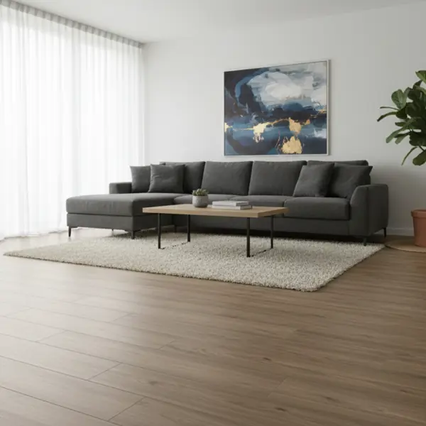 WEATHERED OAK BROWN VINYL FLOORING PLANKS | 1008