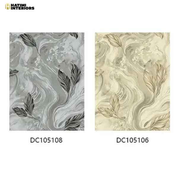 MARBLE LEAF WAVES - TOBBLER WALLPAPER ROLLS