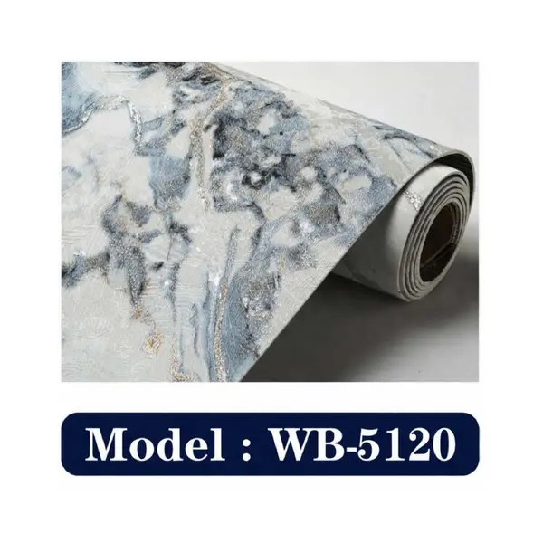 DARK BLUE MARBLE - ADHESSIVE WALLPAPER ROLLS - WB 5120