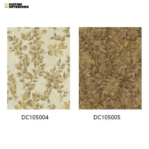 GOLD LEAF PATTERN - TOBBLER WALLPAPER ROLLS