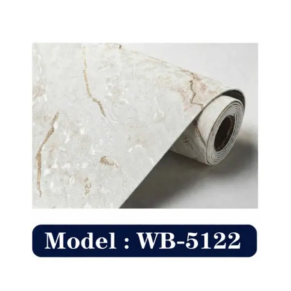 CREAM GOLD MARBLE - ADHESSIVE WALLPAPER ROLLS - 5122
