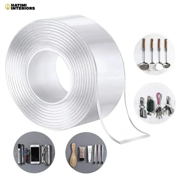 REUSABLE NANO DOUBLE SIDED ADHESIVE TAPE