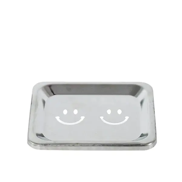 STAINLESS STEEL SMILEY SOAP DISH – ANTI-RUST DRAIN PLATE
