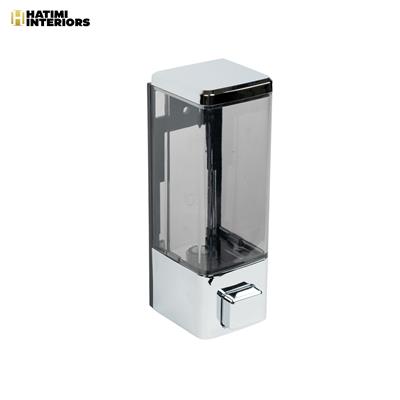 CHROME PLASTIC SOAP DISPENSER