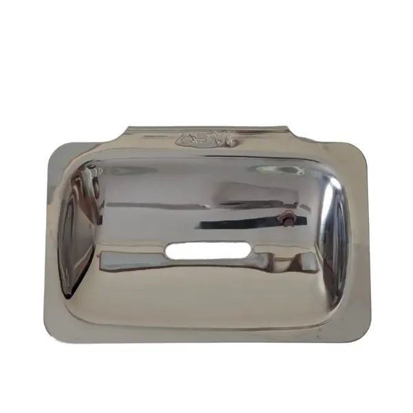 ASM STAINLESS STEEL RECTANGULAR WALL MOUNTED SOAP DISH