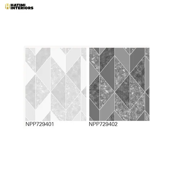 GRAINY DIAMOND PATTERN  - REALM WALLPAPERS ROLLS