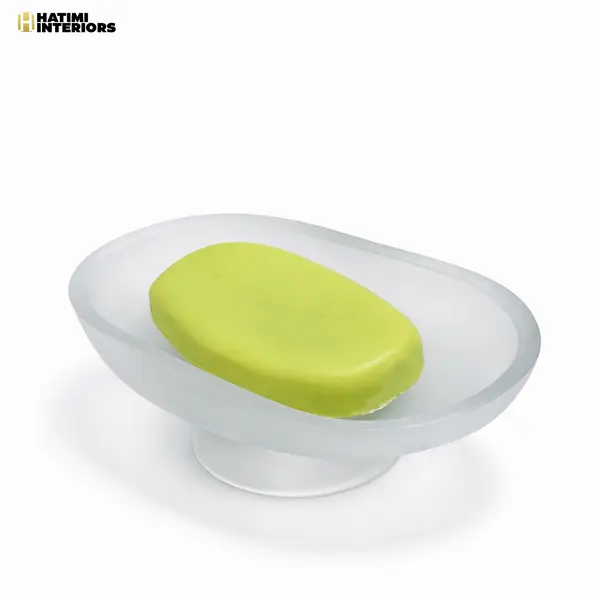 KATORI GLASS SOAP DISH OVAL