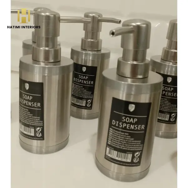 PREMIUM STAINLESS STEEL SOAP DISPENSER – 300ML