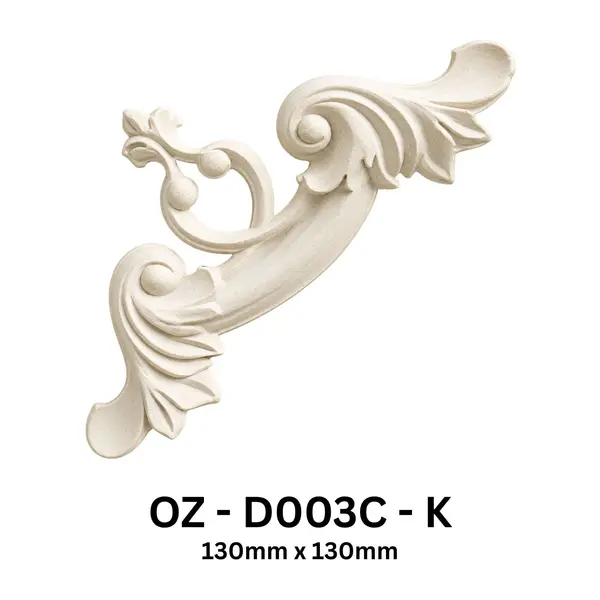 OZ-D003C-K ORNATE SCROLL DECORATIVE CORNER