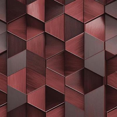 METALLIC SHAPES - PREMIUM WALLPAPER ROLLS