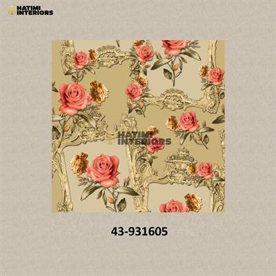 FRAMED ROSES - GOLDEN TIMES WALLPAPER ROLLS