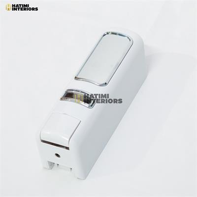 CHROME WHITE SOAP DISPENSER