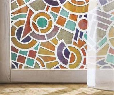DECORATIVE GLASS ADHESIVE PAPER | DIY 111