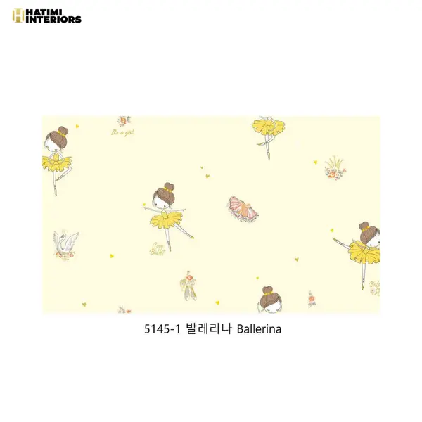 BALLERINA & POP - DREAM WORLD WALLPAPER ROLLS