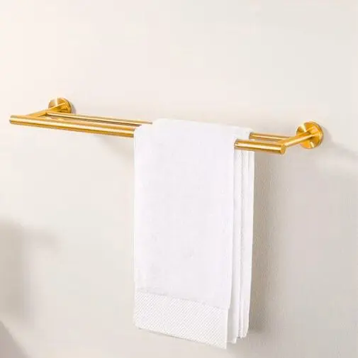 GOLDEN DOUBLE TOWEL ROD