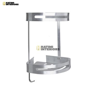 PREMIUM ALUMINUM CORNER SHELF DOUBLE