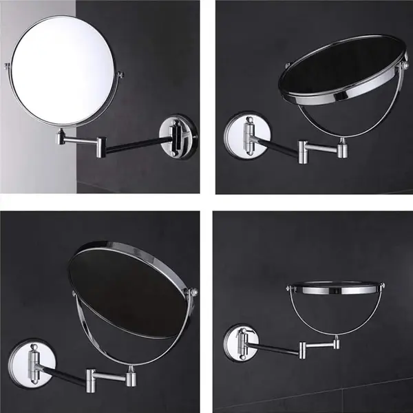 DUAL-SIDED WALL-MOUNTED EXTENDABLE MIRROR