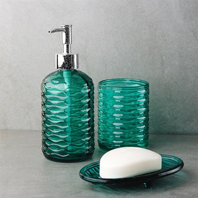 LUXURY MOSAIC GLASS 3 PCS BATHROOM VAINTY SET