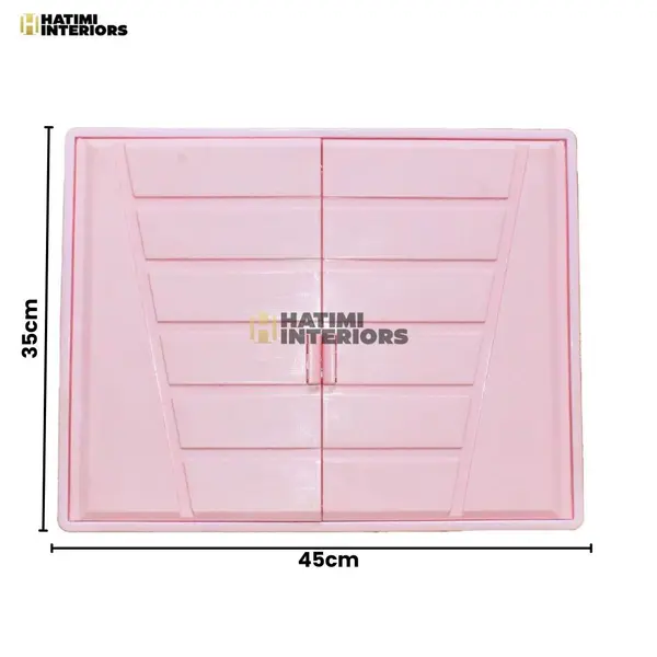 HOMEZ TWO DOORS PLASTIC CABINET