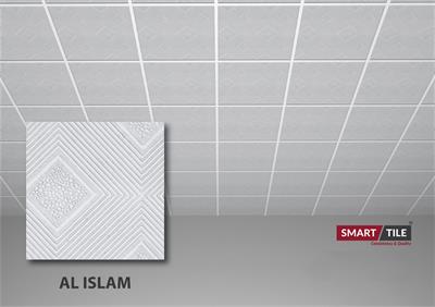 AL ISLAM - FALSE CEILING GYPSUM TILES WITH FITTING ACCESSORIES - PER SQ FT