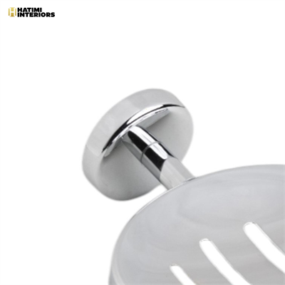 PREMIUM CHROME SILVER SOAP DISH