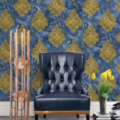 MAJESTIC GOLD PATTERN - BAZZAR II WALLPAPER ROLLS