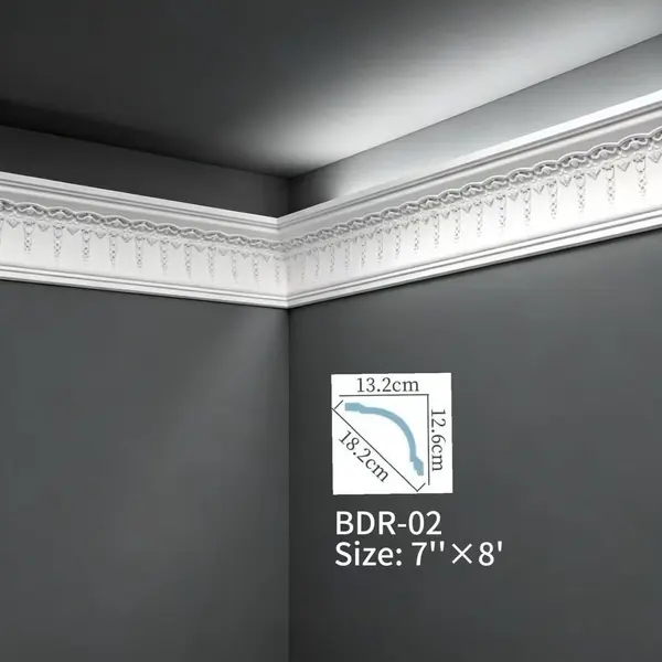 BDR-02 FRENCH MOULDING WALL BORDER – 7' X 8'